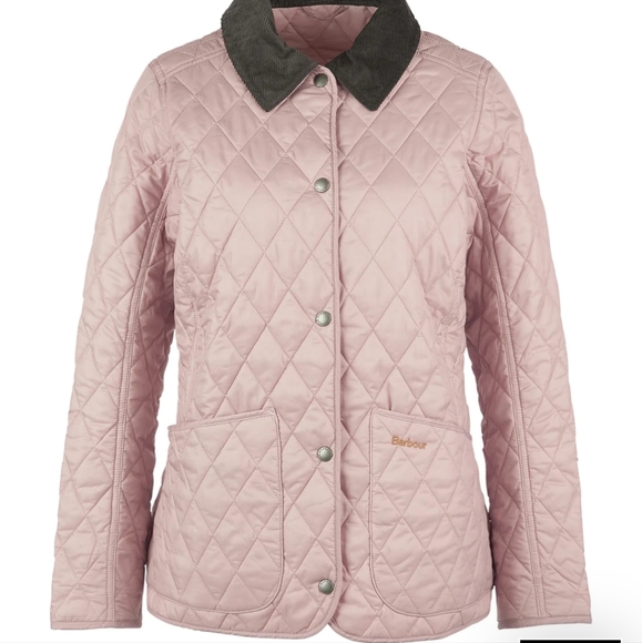 Pink Barbour Annandale Quilted Jacket for Women. Small - Picture 5 of 7